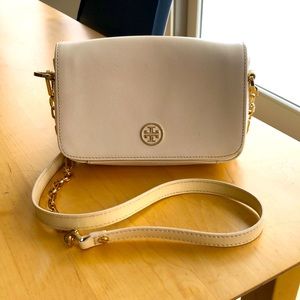 White/Cream Tory Burch bag